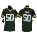 nike youth nfl jerseys green bay packers #50 hawk green[nike]