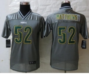 nike youth nfl jerseys green bay packers #52 clay matthews grey[nike vapor]