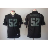 nike youth nfl jerseys green bay packers #52 matthews black[nike impact limited]