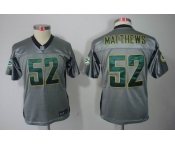 nike youth nfl jerseys green bay packers #52 matthews grey[Elite shadow]