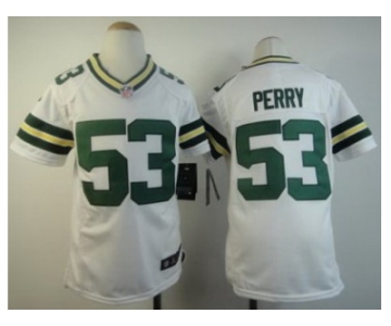 nike youth nfl jerseys green bay packers #53 perry white[nike]