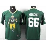 nike youth nfl jerseys green bay packers #66 ray nitschke green[portrait fashion]