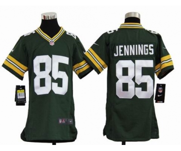 nike youth nfl jerseys green bay packers #85 jennings green[nike]