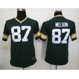 nike youth nfl jerseys green bay packers #87 nelson green[nike]