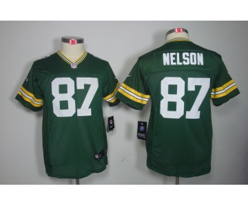 nike youth nfl jerseys green bay packers #87 nelson green[nike]