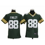 nike youth nfl jerseys green bay packers #88 finley green[nike]