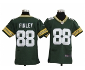 nike youth nfl jerseys green bay packers #88 finley green[nike]