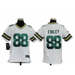 nike youth nfl jerseys green bay packers #88 finley white[nike]