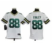 nike youth nfl jerseys green bay packers #88 finley white[nike]