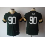 nike youth nfl jerseys green bay packers #90 raji green[nike]