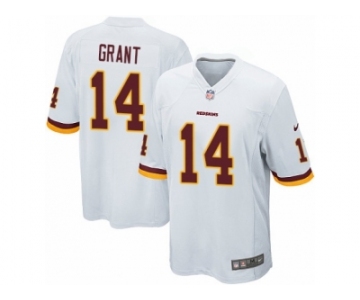 Men Nike Washington Redskins #14 Ryan Grant Game White NFL Jersey