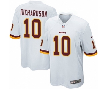 Men's Nike Washington Redskins #10 Paul Richardson Game White NFL Jersey