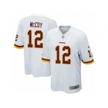 Men's Nike Washington Redskins #12 Colt McCoy Game White NFL Jersey