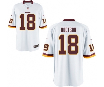 Men's Nike Washington Redskins #18 Josh Doctson Game White NFL Jersey