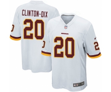 Men's Nike Washington Redskins #20 Ha Clinton-Dix Game White NFL Jersey