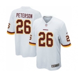 Men's Nike Washington Redskins #26 Adrian Peterson Game White NFL Jersey