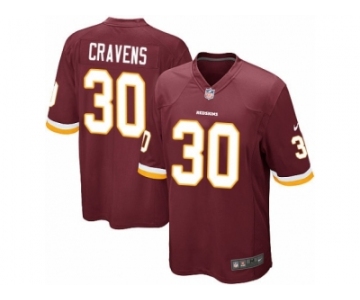 Men's Nike Washington Redskins #30 Su'a Cravens Game Burgundy Red Team Color NFL Jersey