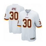 Men's Nike Washington Redskins #30 Troy Apke Game White NFL Jersey