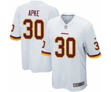 Men's Nike Washington Redskins #30 Troy Apke Game White NFL Jersey