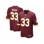 Men's Nike Washington Redskins #33 Sammy Baugh Game Burgundy Red Team Color NFL Jersey