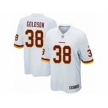 Men's Nike Washington Redskins #38 Dashon Goldson Game White NFL Jersey