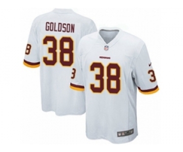 Men's Nike Washington Redskins #38 Dashon Goldson Game White NFL Jersey