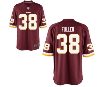 Men's Nike Washington Redskins #38 Kendall Fuller Game Red Team Color NFL Jersey