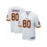 Men's Nike Washington Redskins #80 Jamison Crowder Game White NFL Jersey