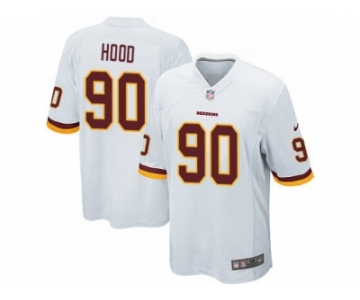 Men's Nike Washington Redskins #90 Ziggy Hood Game White NFL Jersey