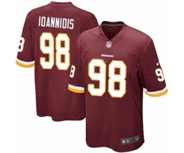 Men's Nike Washington Redskins #98 Matt Ioannidis Game Burgundy Red Team Color NFL Jersey