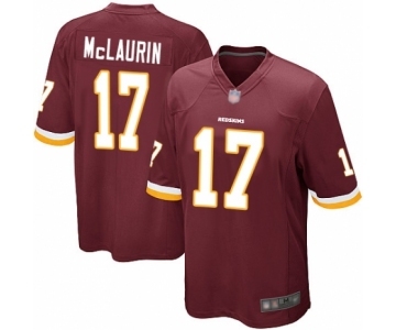 Men's Washington Redskins #17 Terry McLaurin Game Burgundy Red Team Color Football Jersey