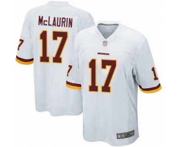 Men's Washington Redskins #17 Terry McLaurin Game White Football Jersey