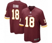 Men's Washington Redskins #18 Trey Quinn Game Burgundy Red Team Color Football Jersey