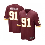 Men's Washington Redskins #91 Ryan Kerrigan Game Burgundy Red Team Color Football Jersey