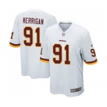 Men's Washington Redskins #91 Ryan Kerrigan Game White Football Jersey