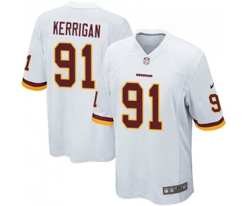 Men's Washington Redskins #91 Ryan Kerrigan Game White Football Jersey