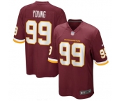 Men's Washington Redskins #99 Chase Young Game Red 2020 New Football Jersey