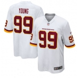 Men's Washington Redskins #99 Chase Young Game White 2020 New Football Jersey