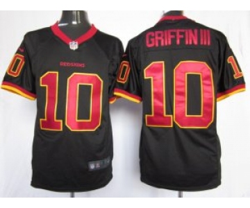 nike nfl jerseys washington redskins #10 griffiniii black [game]