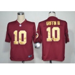 nike nfl jerseys washington redskins #10 griffiniii red[game yellow number]