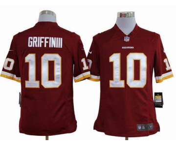 nike nfl jerseys washington redskins #10 griffiniii red[game]