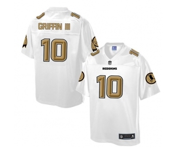 nike nfl jerseys washington redskins #10 robert griffin iii Pro Line White[game]