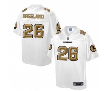 nike nfl jerseys washington redskins #26 breeland Pro Line White[game]