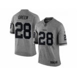 nike nfl jerseys washington redskins #28 green gray[game]