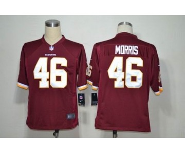 nike nfl jerseys washington redskins #46 morris red[game]