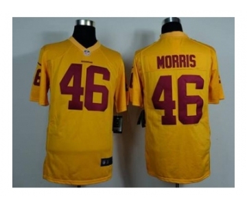 nike nfl jerseys washington redskins #46 morris yellow[game]