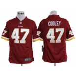 nike nfl jerseys washington redskins #47 cooley red[game]