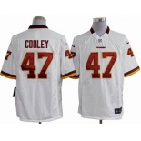 nike nfl jerseys washington redskins #47 cooley white[game]