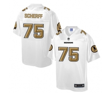 nike nfl jerseys washington redskins #75 brandon scherff Pro Line White[game]