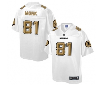 nike nfl jerseys washington redskins #81 monk Pro Line White[game]